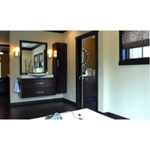 Contemporary bath by Christiana Cabinetry