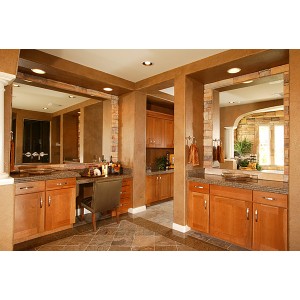 Mission bath, Cabinetry by Karman