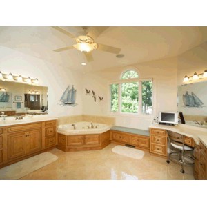 Olympus bath, CWP Cabinetry