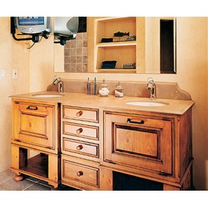 Provence B bath by Quality Custom Cabinetry