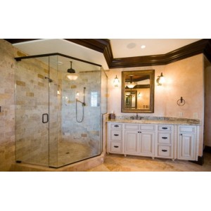 Gallery bath, Pennville Custom Cabinetry