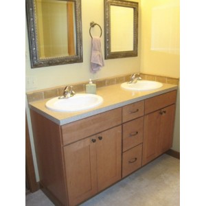 Itasca bath, 6 Square Cabinets