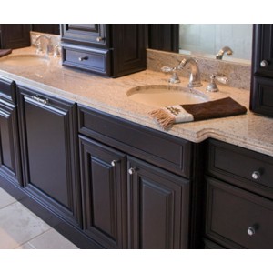 Provincial bath, Woodland Cabinetry