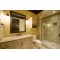 Extravagant bath, Pennville Custom Cabinetry