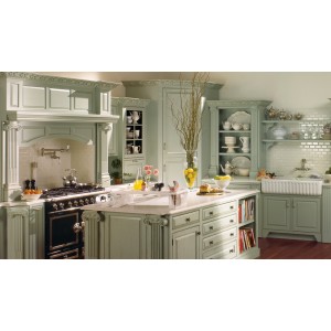 Aristoclectic kitchen, Plain & Fancy