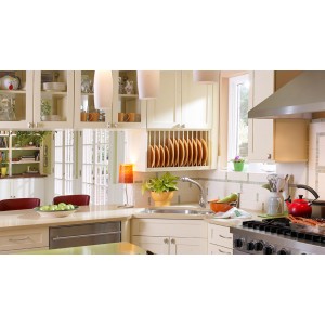Contemporary Chromatic kitchen, Plain & Fancy