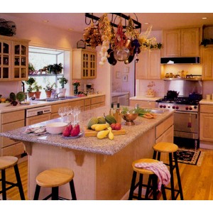 Hayden Bay Retro kitchen by Huggy Bears Cupboards