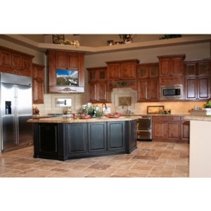 Knotty Alder kitchen, OakCraft