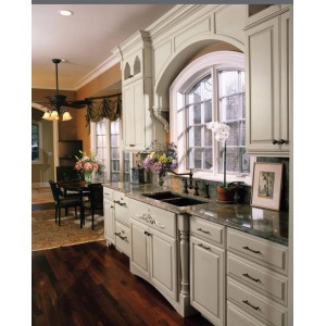 Leclaire Square kitchen, Omega Cabinetry