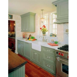 Painted Sage Green Kitchen kitchen, Holiday Kitchens
