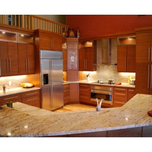 Particle Board Pecan kitchen by Cabico
