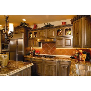 Pembroke Rustic kitchen by Cabinetry by Karman