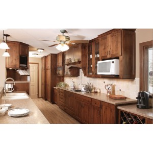 Rustic Alder kitchen, Showplace Wood