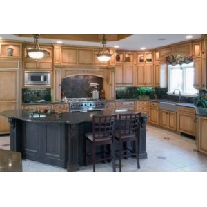 Stylist Santa Fe kitchen, Candlelight Cabinetry