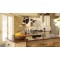 Traditionally Neutral Kitchen, Plain & Fancy