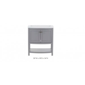 Aura Sterling Gray kitchen, Mantra