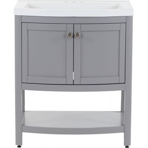 Aura Vanity Gray 30 INC kitchen, Mantra