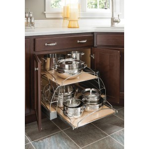 COOKWARE ORGANIZER CABINET kitchen, Homecrest