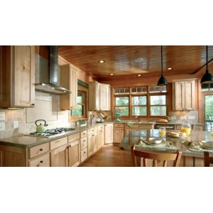 Rustic Newpor kitchen, Woodland Cabinetry