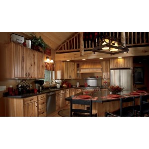 Rustic Plank kitchen, Woodland Cabinetry