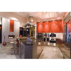 Silver Steel kitchen, Neff