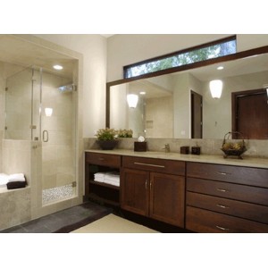 Arena bath, CWP Cabinetry