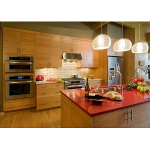 Bamboo with Horizontal Grain kitchen, Mouser