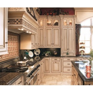 Old World kitchen by Quality Custom Cabinetry