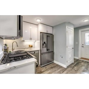 First Floor White kitchen, Custom Kitchen