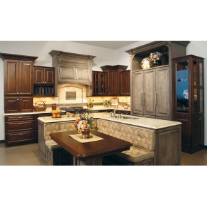 Inviting Breakfast Nook kitchen, Huntwood