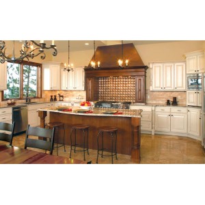 Range Hood Centerpiece kitchen, Huntwood